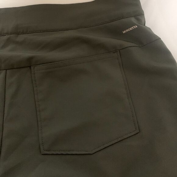 Mondetta Women's Lined Tailored Pant High-Rise Comfort Stretch Size 8 green - Picture 6 of 11